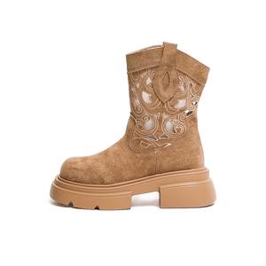 Женские ботинки A poinsettia princess, коричневый