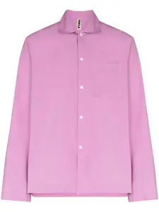 Пижамная рубашка из органического хлопка TEKLA, фиолетовый