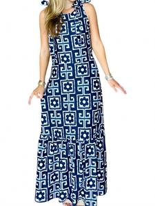 Индиго халтер макси-платье в синем цвете SMITH & QUINN