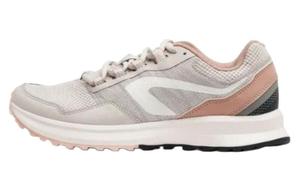 Кроссовки женские с низким верхом светло-коричневые Decathlon