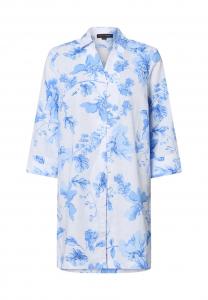 Блуза Franco Callegari Button-down blouse, Weiß Hellblau/White