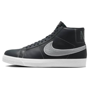 Nike SB Zoom Blazer Mid Mason Silva Темный обсидиан серебристый металлик