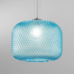 Подвесной светильник Luce Ambiente e Design Ashford Typ C, цветное стекло/алюминий - 1 лампа - бирюзовый