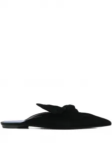 Мюли с узлом Lanvin, черный