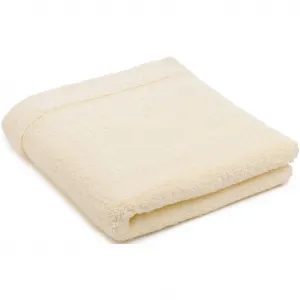 Полотенца Monaco в наборе, однотонные цвета, с волнистой каймой, чистый хлопок Gözze, Vanille