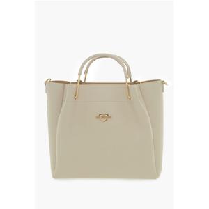 Бежевая полиэтиленовая сумка-тоут Moschino, Beige