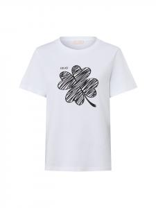 Рубашка белого и черного цветов Liu Jo