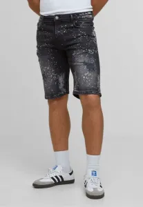 Рваные джинсовые шорты sylva облегающего кроя 2Y Premium, Black