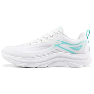 XTEP Кроссовки для бега ZhuiFeng с низким верхом, нескользящие и дышащие, мужские, цвет белый-синий