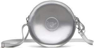 Dr. Martens кожаный рюкзак-ранец, Silver Metallic Patent Lamper