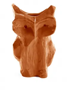 Керамическая ваза в форме совы (19,5 см x 19,5 см x 30 см) Serax, оранжевый
