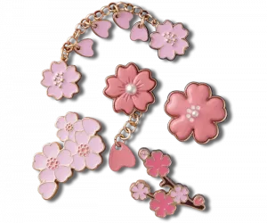 Джиббитсы Blooming Cherry Blossom 5 Pack Crocs