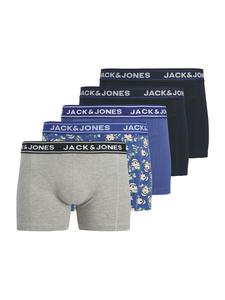 JACK & JONES Боксеры в цвете Blue, Navy, Mottled Grey