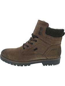 Rieker Коричневые ботинки на шнуровке