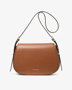 Женская кожаная сумка через плечо Lydia с золотыми деталями Michael Michael Kors, коричневый