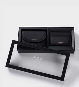 Подарочный набор кожаного кошелька Tilly OSPREY LONDON, черный
