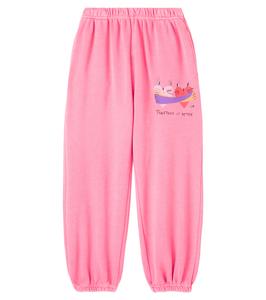 Спортивные брюки из хлопка с принтом Together Jellymallow, розовый