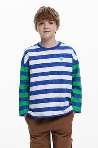 Детская хлопковая кофта с длинным рукавом Desigual, синий