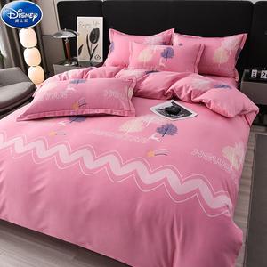 Disney Комплект постельного белья, 4 предмета, 150 см, пододеяльник 180x220 см, ткань Midsummer Night's Dream, розовый