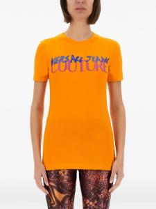 Футболка с логотипом Versace Jeans Couture, оранжевый