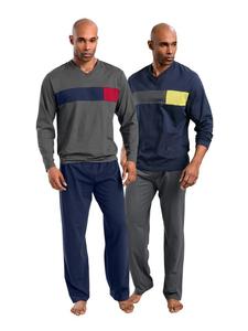 Пижама LE JOGGER, цвет marine, grau