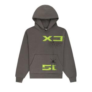 Худи Sp5der 5Ex Hoodie Slate Grey, серый