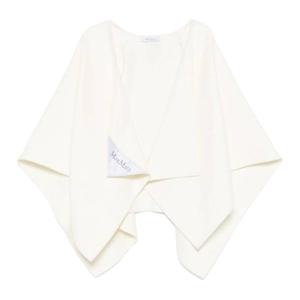 Max Mara Асимметричное пончо MaxMara, светло бежевый