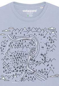 Толстовка LANDSCHAFT watapparel, светло-голубой