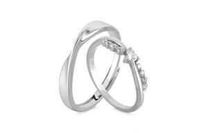 VIVIWELL Серебряное кольцо S925 с уникальным дизайном Unisex