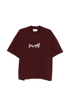 Графическая футболка оверсайз Bonsai, красный