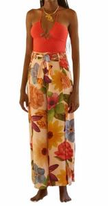 Широкие брюки Levi в цветочном кремовом цвете CAROLINA K