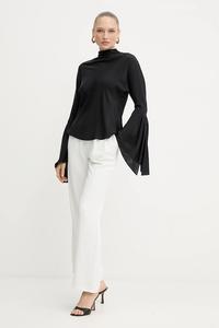 Шелковая блузка Pinko, черный