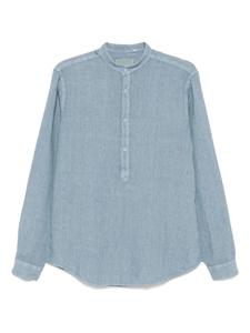 Рубашка с воротником на пуговицах Costumein, синий