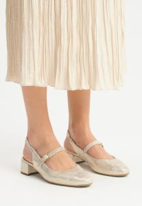 Классические туфли на каблуке RYŁKO, бежевый