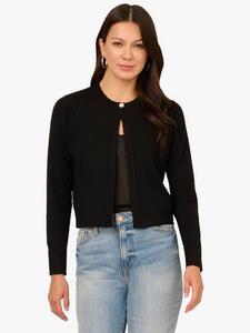 Кардиган с волнистым краем Adrianna Papell, Black