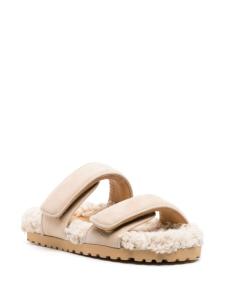 GIABORGHINI шлепанцы Alvine с подкладкой из овчины, коричневый