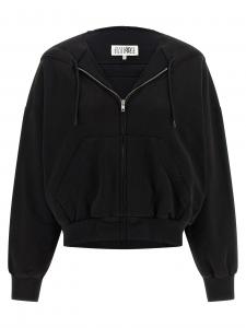 Худи с эффектом "тромплей" (обманка) MM6 Maison Margiela, черный