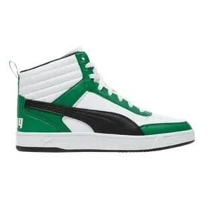 Кроссовки Dribble Mid 'White Black Archive Green', зеленый