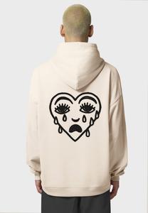 Толстовка CRYING HEART BACK EMBROIDERY UNISEX - Hoodie Mira Paris, кремовый