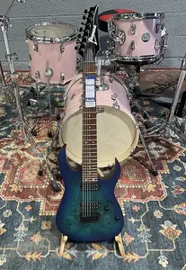 Электрогитара Ibanez RG7421PB с 7 струнами - Сапфирово-синий матовый