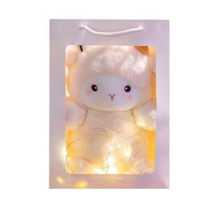 Плюшевый мишка Cute Little Lamb для реалистичных кукол для сна, плюшевая кукла, высота 23 см MERCONSER