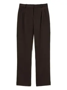 Брюки со складками TWINSET, коричневый
