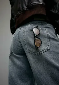 Маленькие овальные солнцезащитные очки Stradivarius, Black