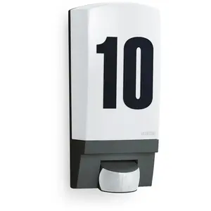 Наружный настенный светильник L 1 E27 1 шт. Steinel, черный