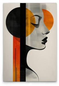 Картина на холсте A.S. Création Metropolis Sun цвет cremeschwarzgelborange