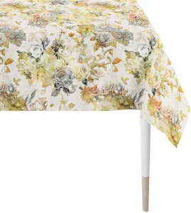 Скатерть АПЕЛЬТ "2708 Осеннее время, осеннее украшение, осень ", (1 шт.), цифровая печать APELT 150х250 см, белый/оранжевый/желтый/зеленый