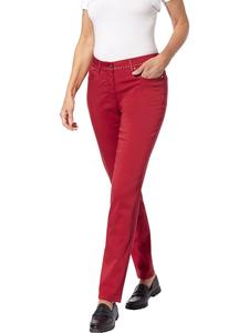 WITT WEIDEN Джинсы - зауженный крой - красного цвета