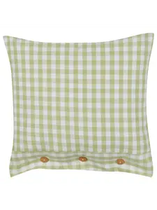 Декоративная подушка Beliani Deko TALYA, цвет grün/weiß/heller holzfarbton