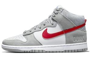 Кроссовки Nike Dunk High Light Smoke Grey Gym Red