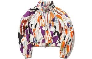 Короткое пальто женское разноцветное LiNing, мультиколор